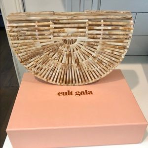 Cult Gaia Ark small acrylic clutch bag